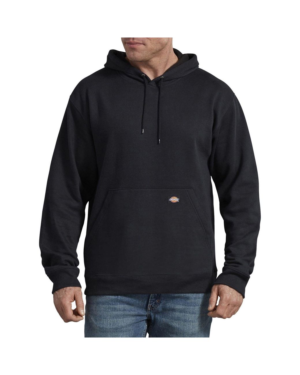 Dickies Black Big Tall Pullover Fleece Hoodie for men