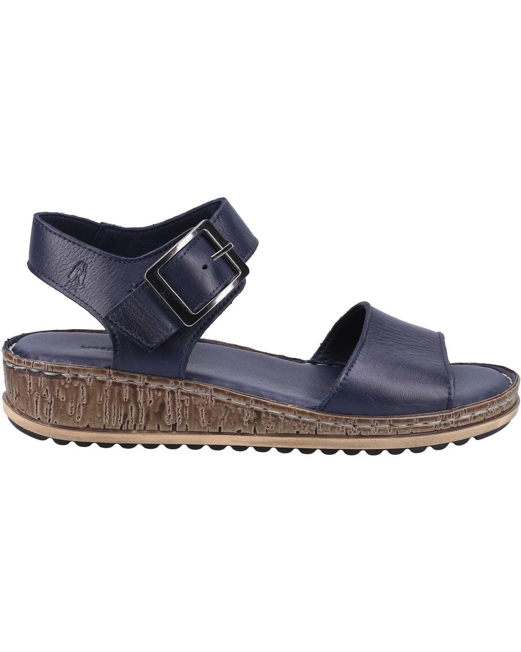 Hush Puppies Blue Ellie Leather Sandals