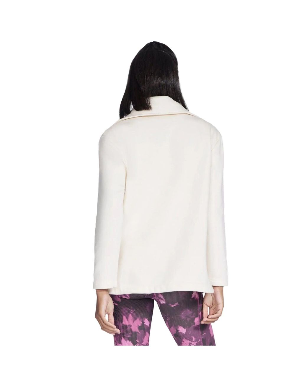Skechers White Go Snuggle Tunic Jacket Jacket
