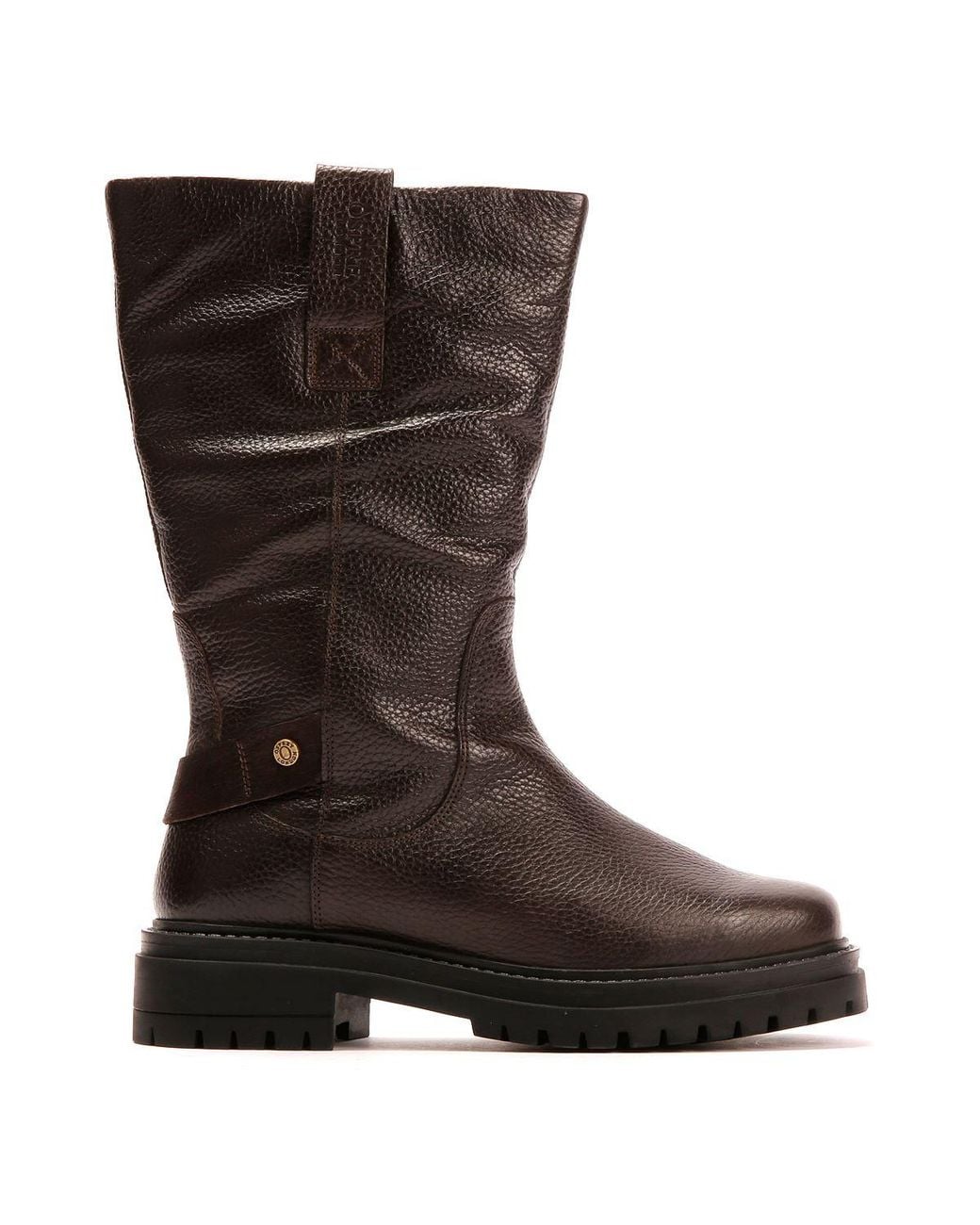 Osprey Blue The Gabarron Leather Chocolate Boots