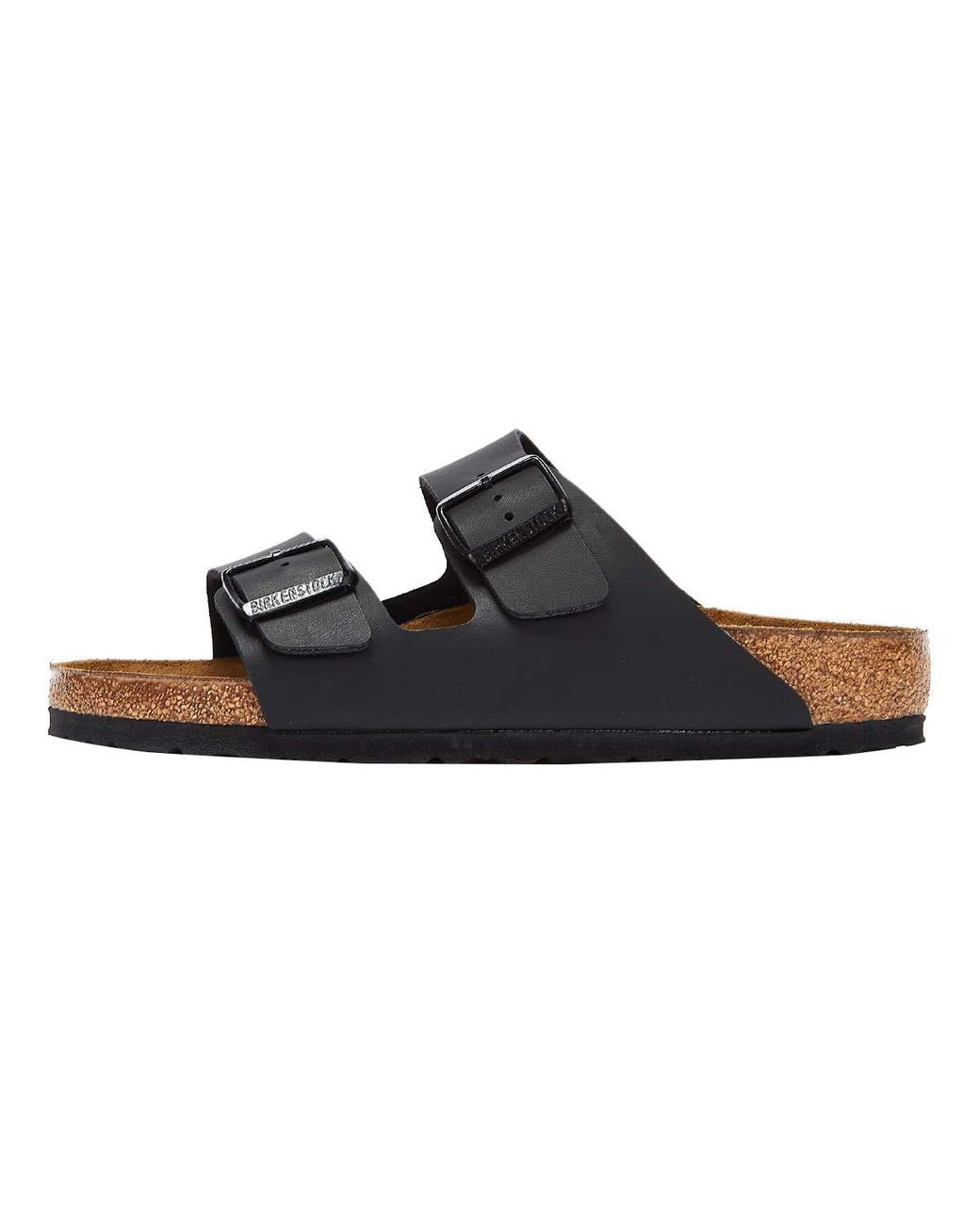 Birkenstock Black Arizona Birko-Flor Regular Sandals for men