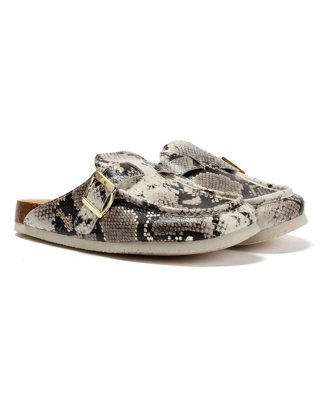 Original Penguin Gray Preema Snake Clogs