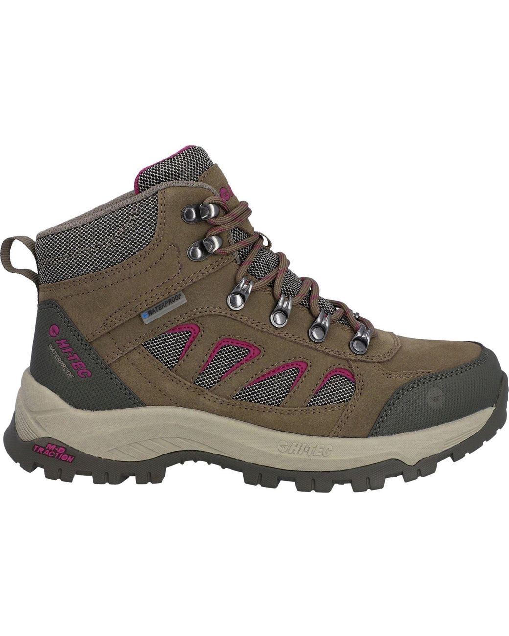 Hi-tec Brown Bandera Expedition Leather Hiking Boots