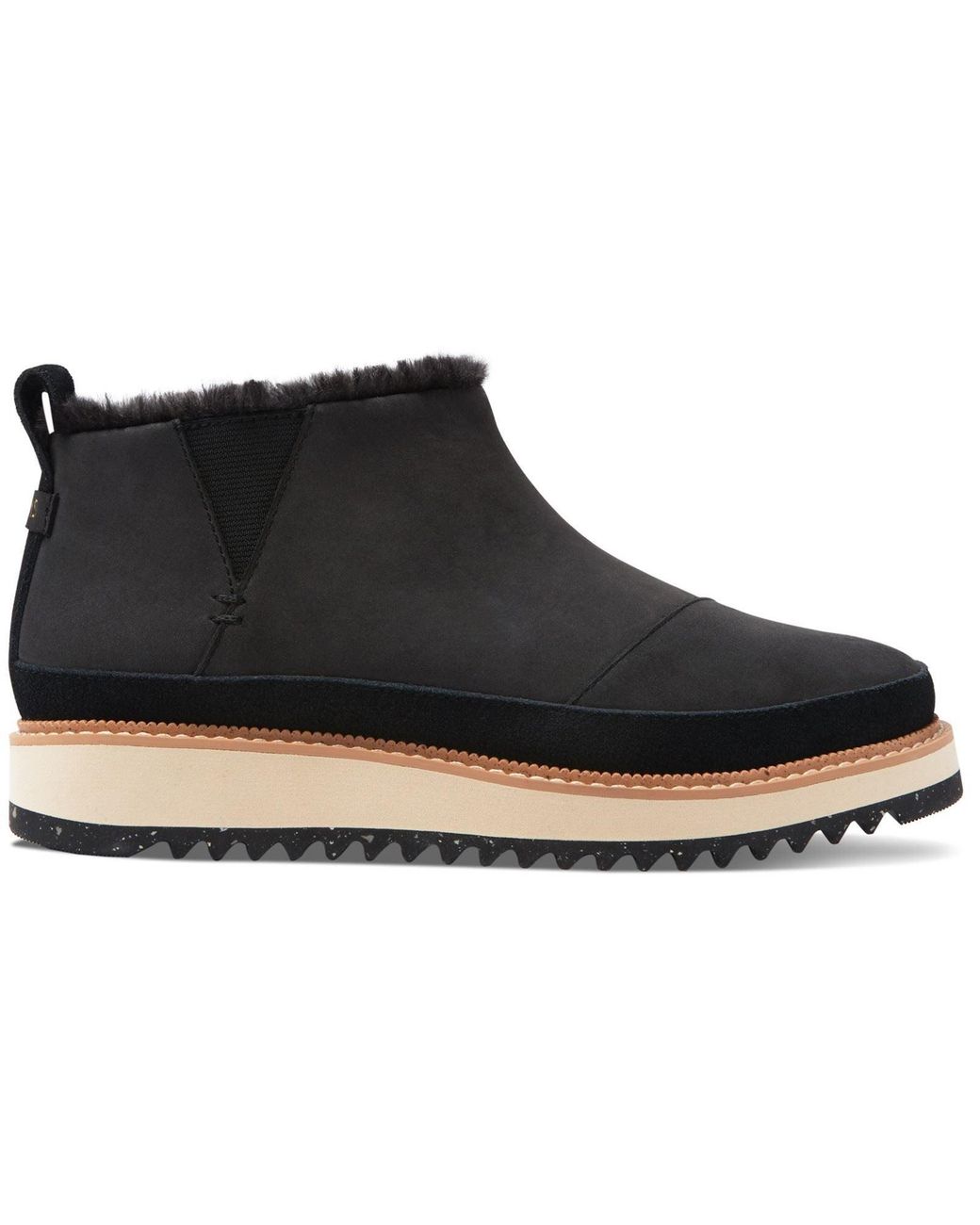 TOMS Black Marlo Leather Boots