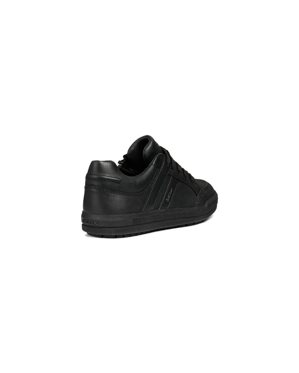 Geox Black J Arzach B. D Leather Trainers