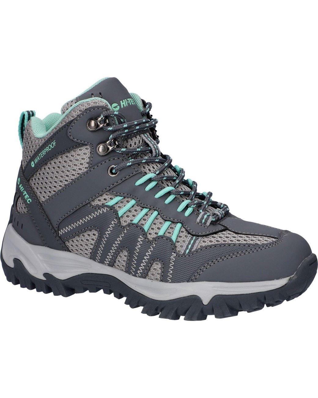 Hi-tec Blue Jaguar Mid Synthetic Charcoal/Graphite/Cool Hiking Boots