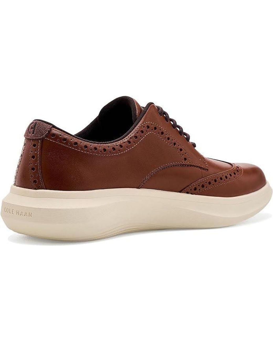 Cole Haan Black Grand Aerion Wingtip Oxfords Leather British Lace-Up Shoes for men