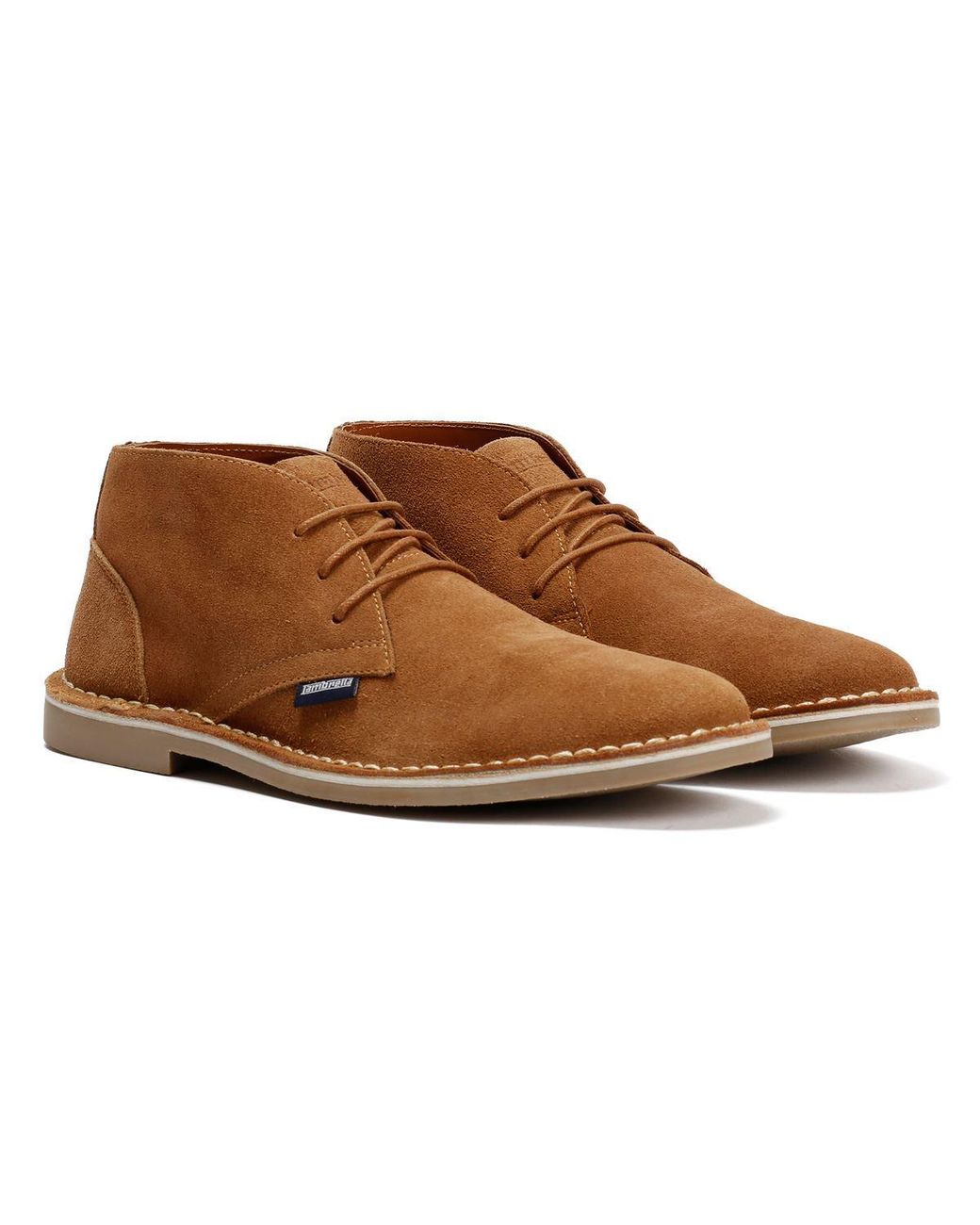 Lambretta Brown Chiswick Suede Boots for men