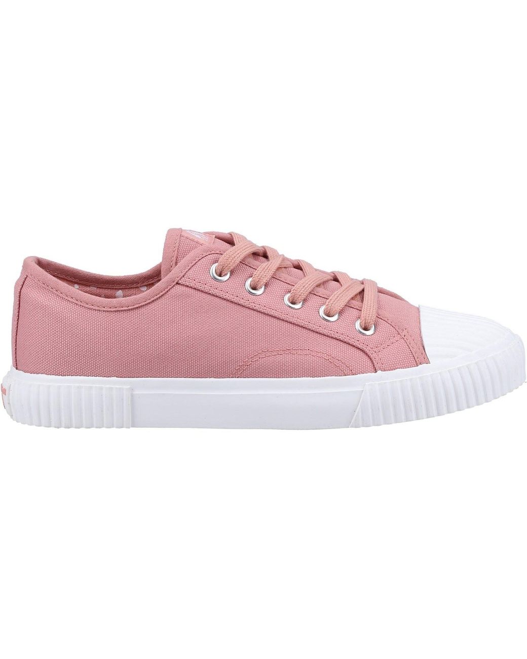 Hush Puppies Pink Brooke Canvas Trainers