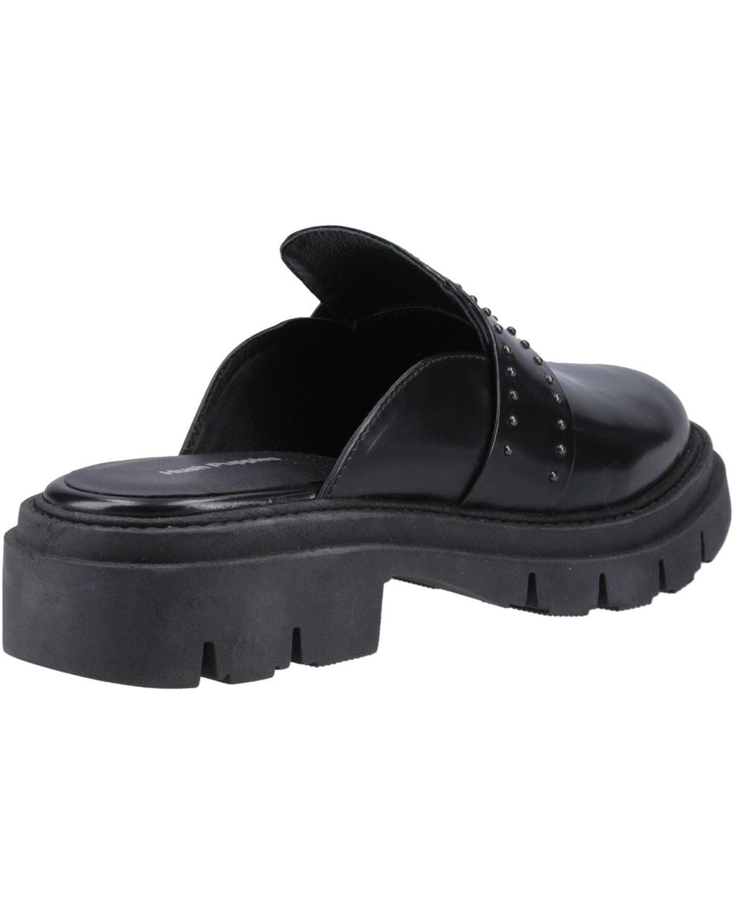 Hush Puppies Black Nicole Studded Mule Slip On Shoes