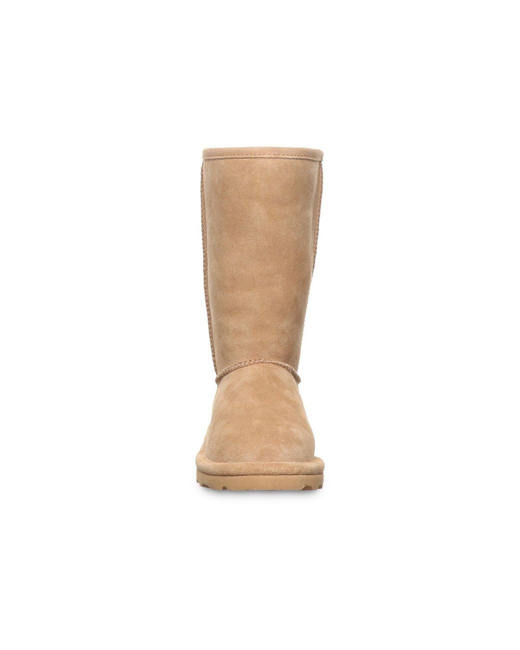 BEARPAW Natural Elle Tall Suede Girl's Coffee Winter Knee High Boots