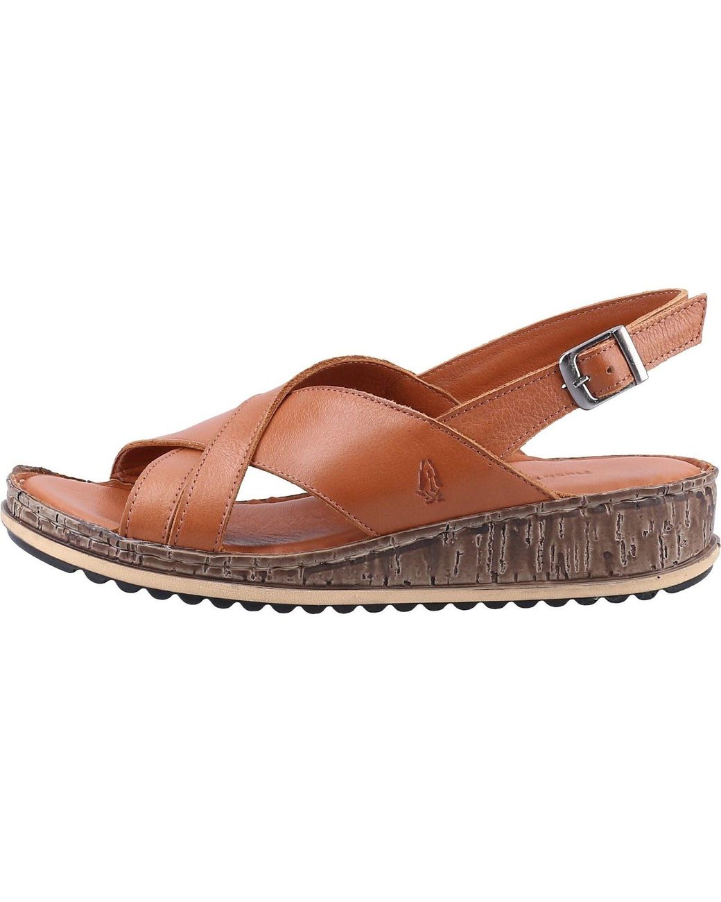 Hush Puppies Pink Elena Leather Wedges