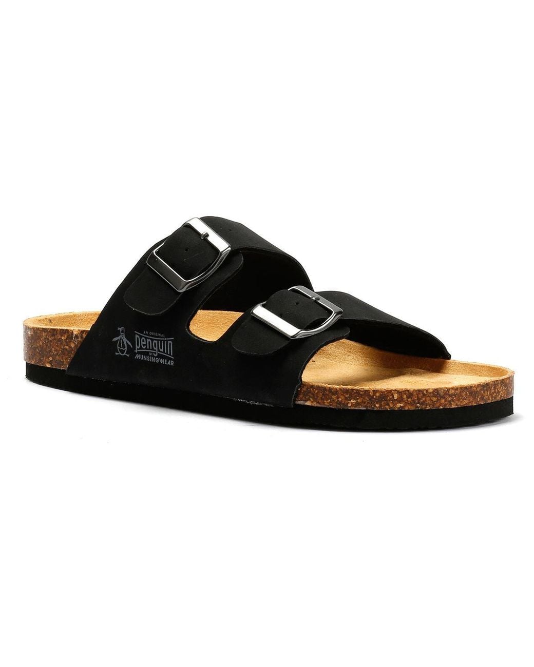 Original Penguin Black Port 2 Sandals