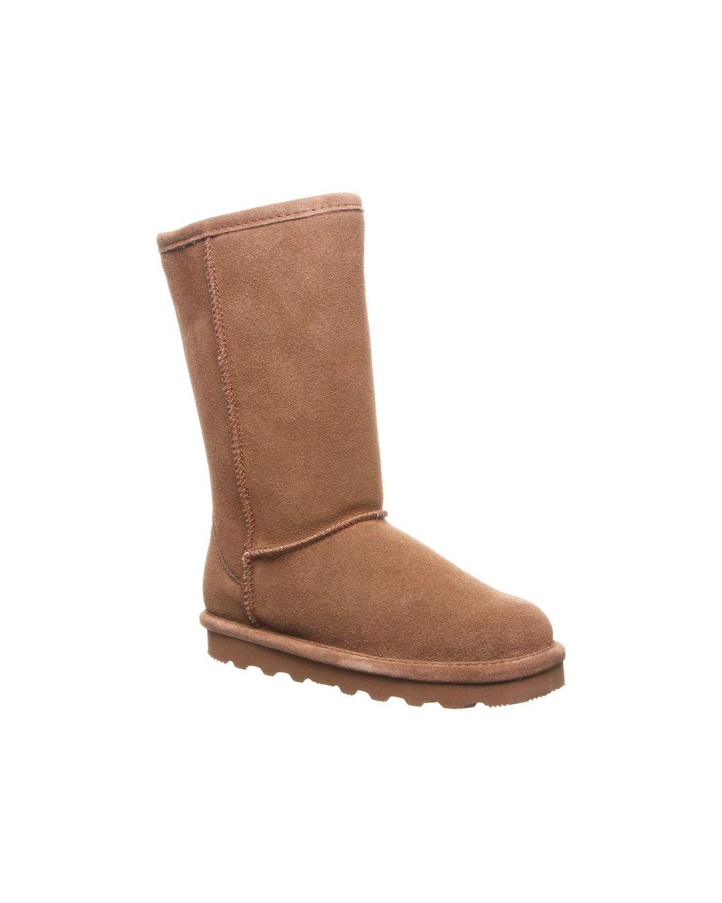 BEARPAW Brown Elle Tall Suede Girl's Hickory Winter Knee High Boots