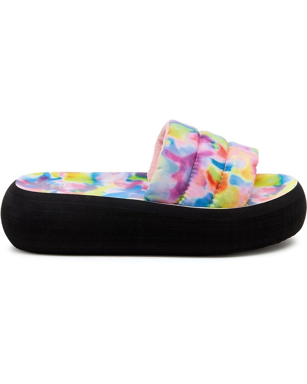 Rocket Dog Pink Splash Loyal Tie Dye Textile /Multi Sandals