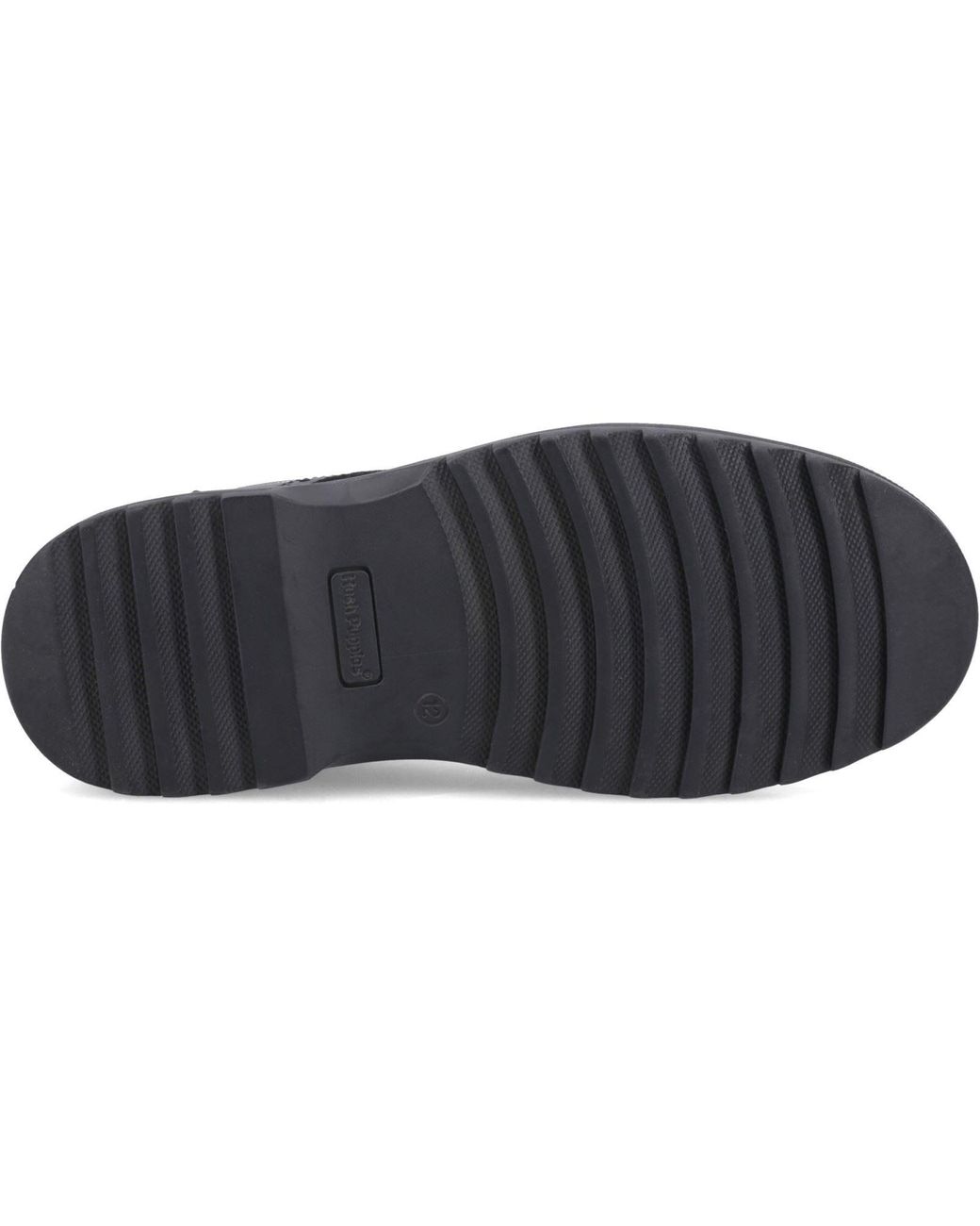 Hush Puppies Black Romeo Snr2 Leather Brogues for men