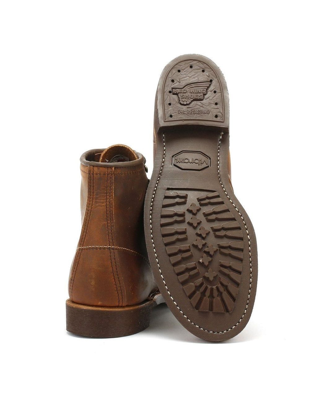 Red Wing Brown Wing 3343 Blacksmith Copper Boots for men