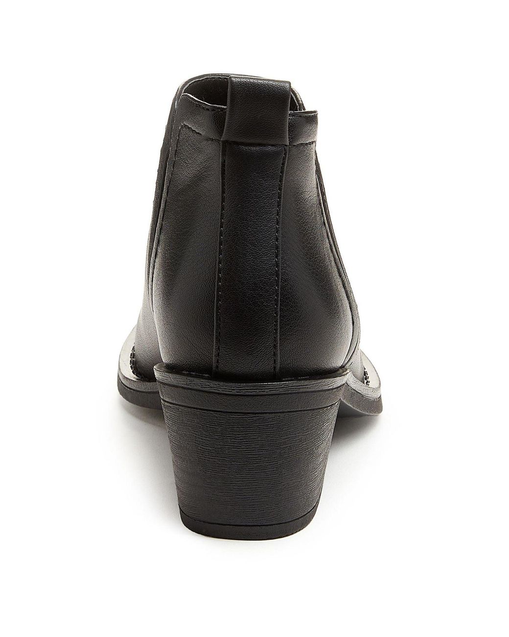 Rocket Dog Black York Synthetic Heeled Ankle Boots