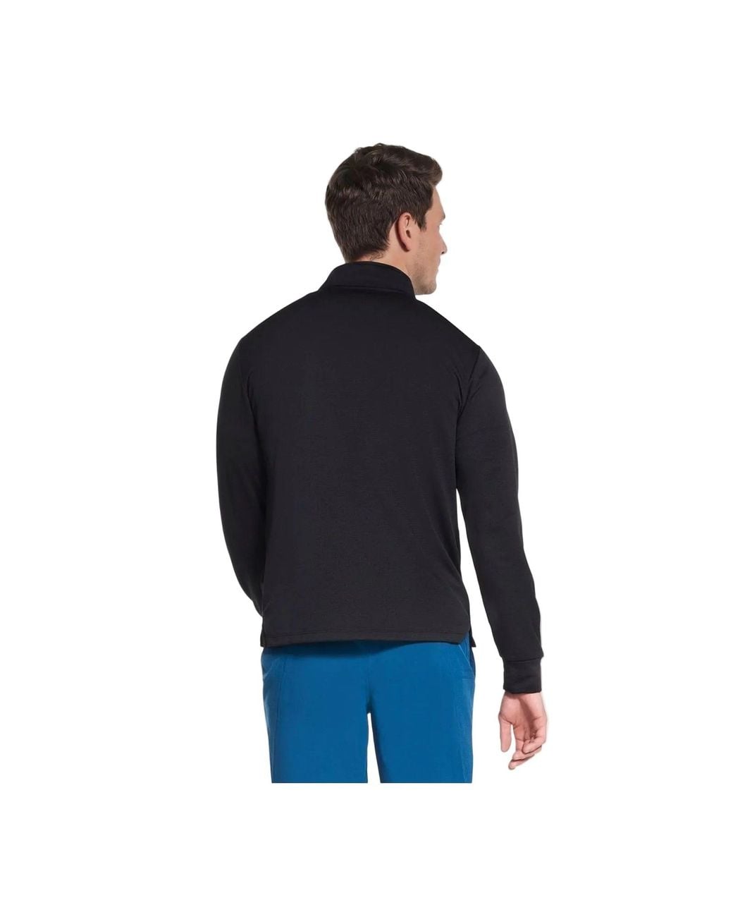 Skechers Blue Godri All Day Thermal 1/2 Zip Jacket for men