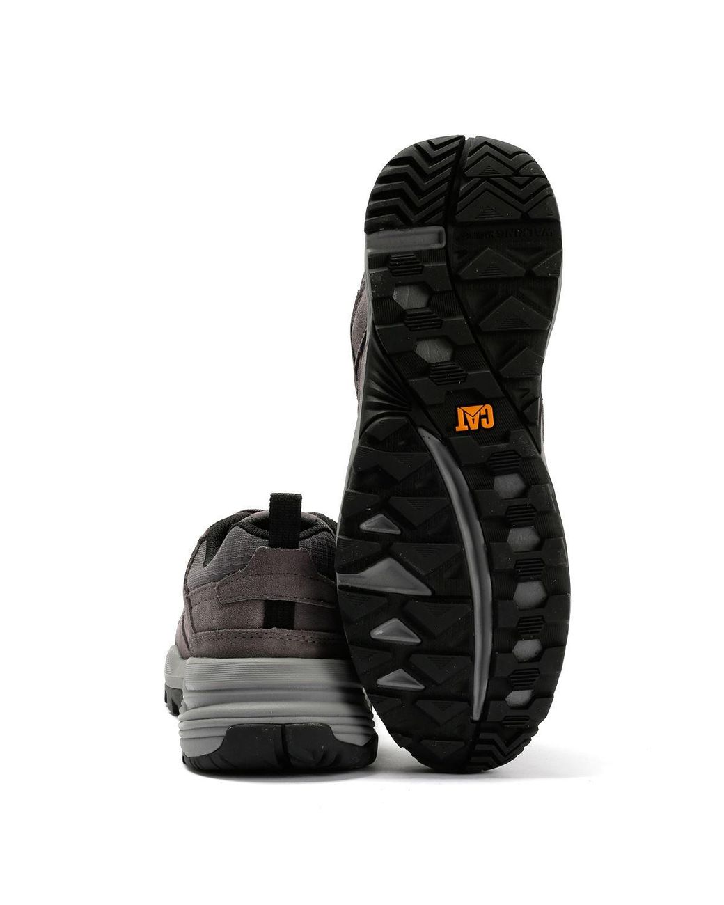 Caterpillar Black Grapple Suede Tornado Trainers for men