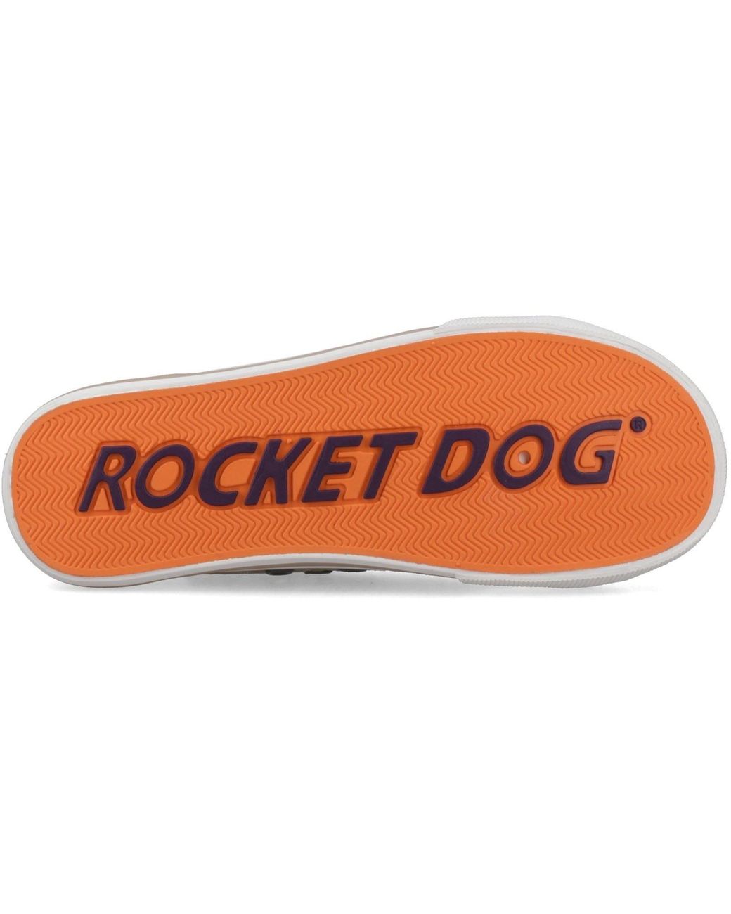 Rocket Dog Gray Jazzin Mariposa Textile Trainers