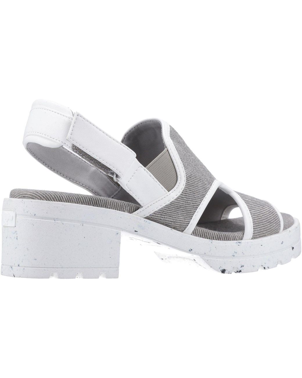 Rocket Dog Gray Lilly Synthetic Heels