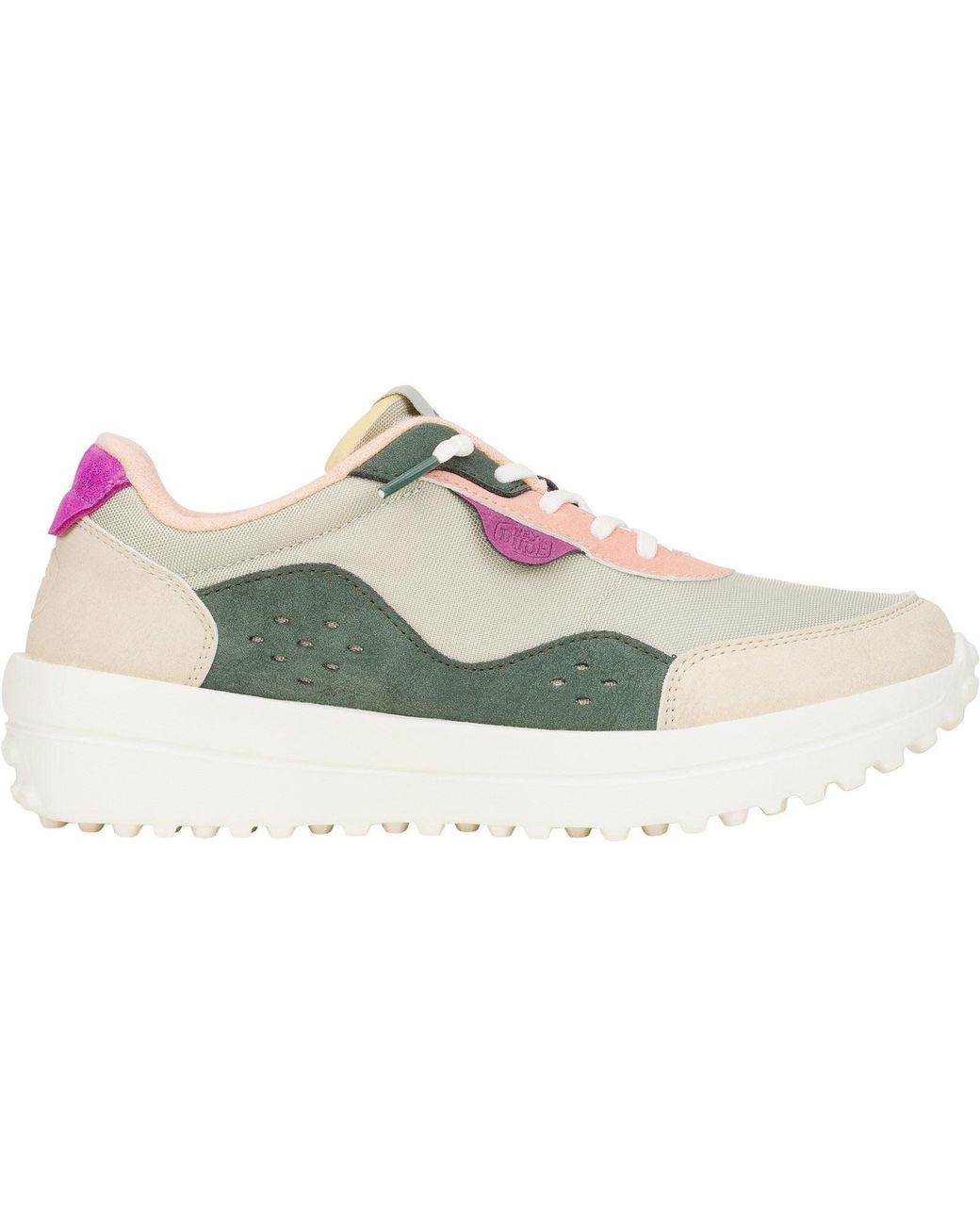 HeyDude Gray Hayden Colorblock Synthetic Dusty/Multi Trainers