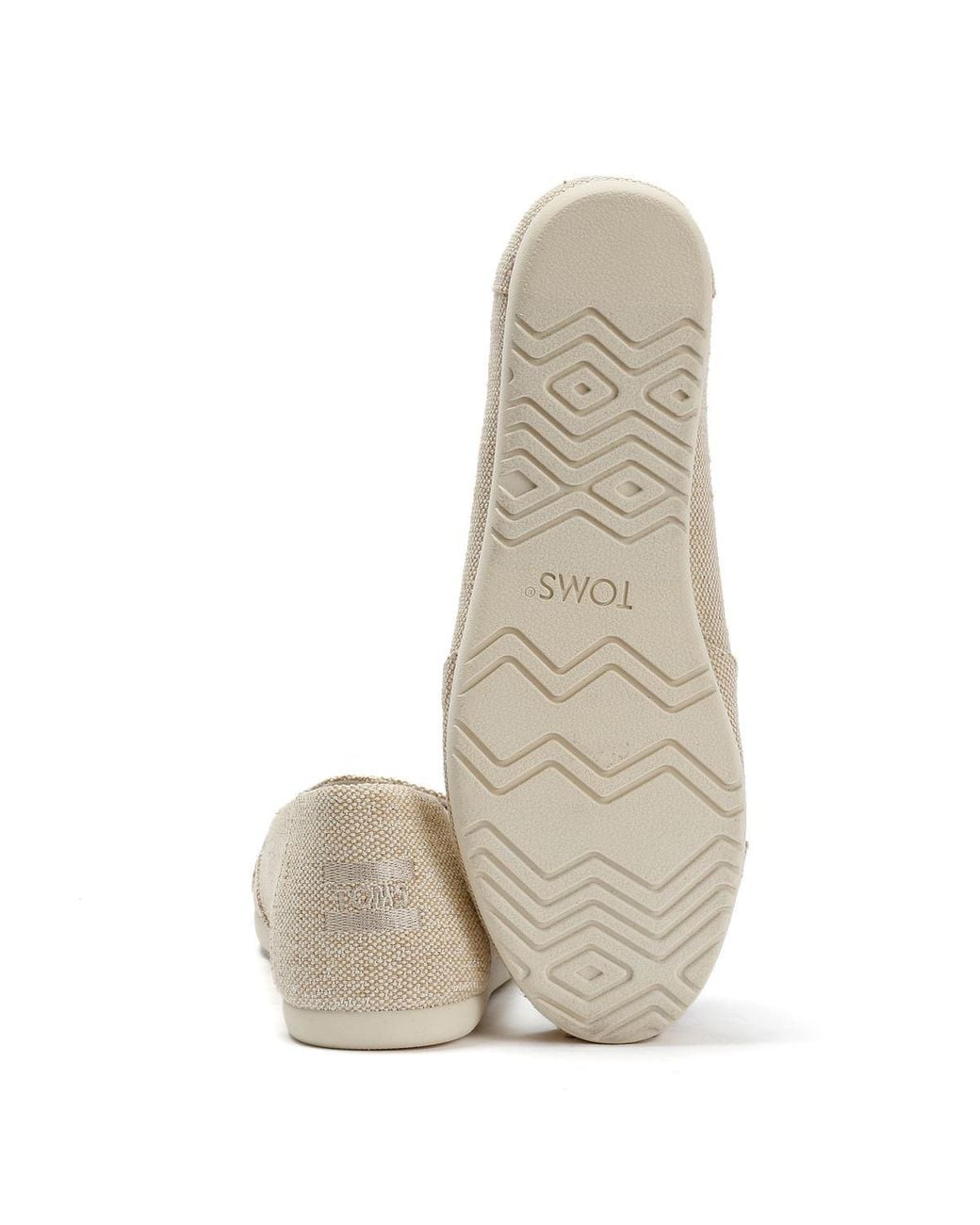 TOMS Natural Alpargata Ballet Canvas Champagne Espadrilles