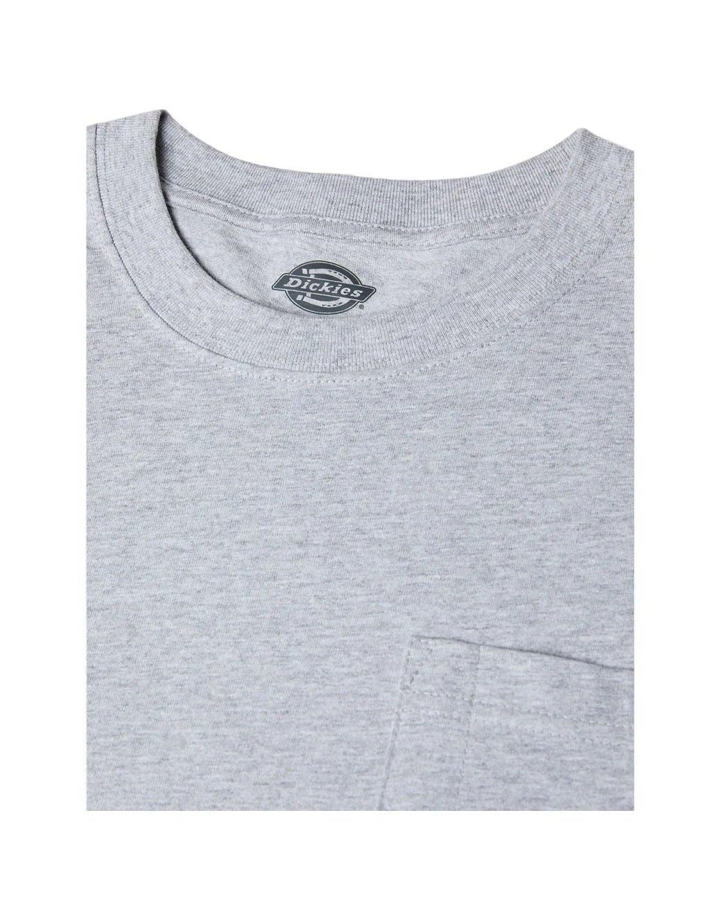 Dickies Blue Pocket Long Sleeve Cotton T-Shirt for men