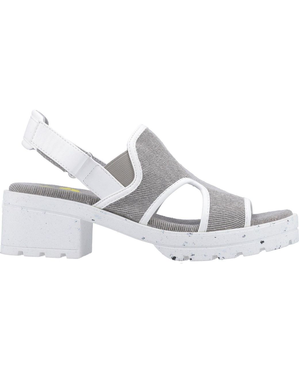 Rocket Dog Gray Lilly Synthetic Heels