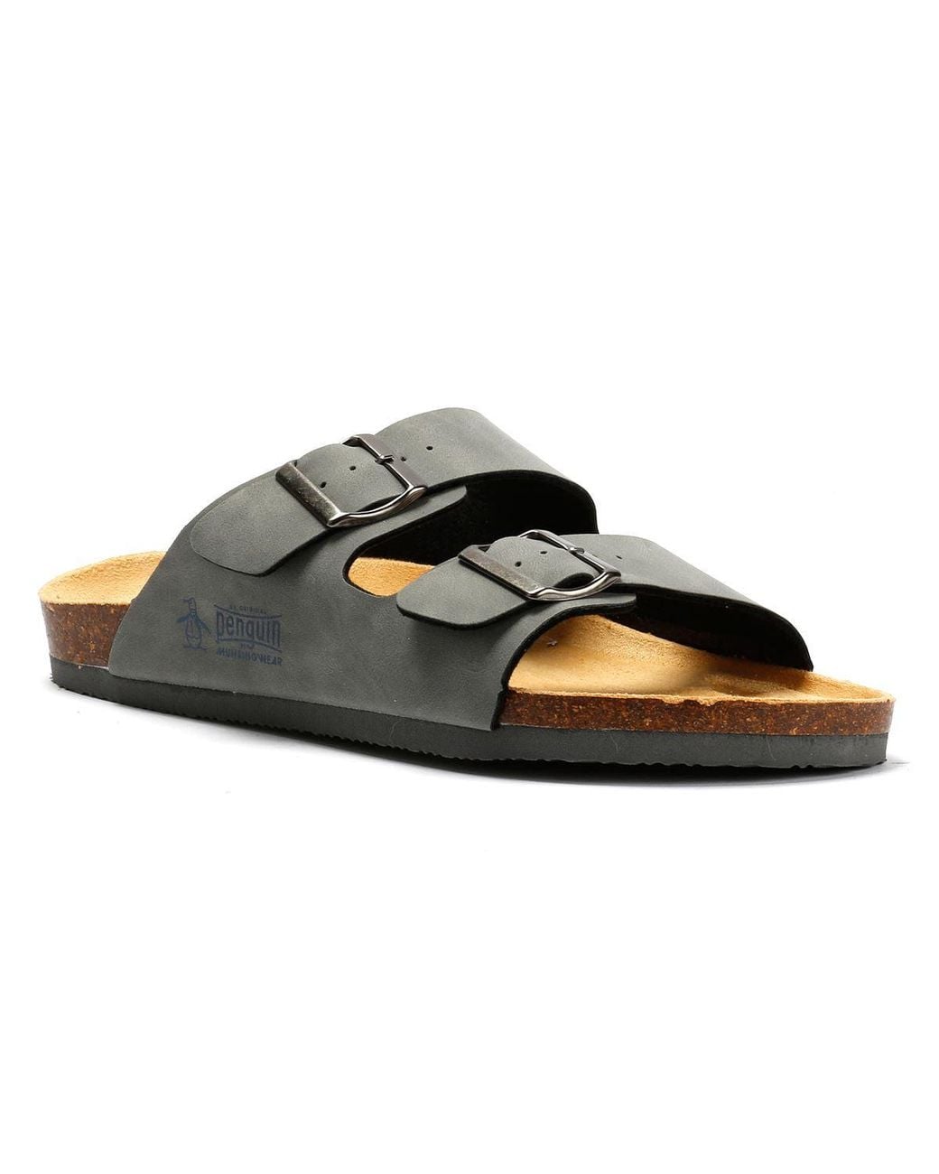 Original Penguin Gray Port 2 Sandals for men