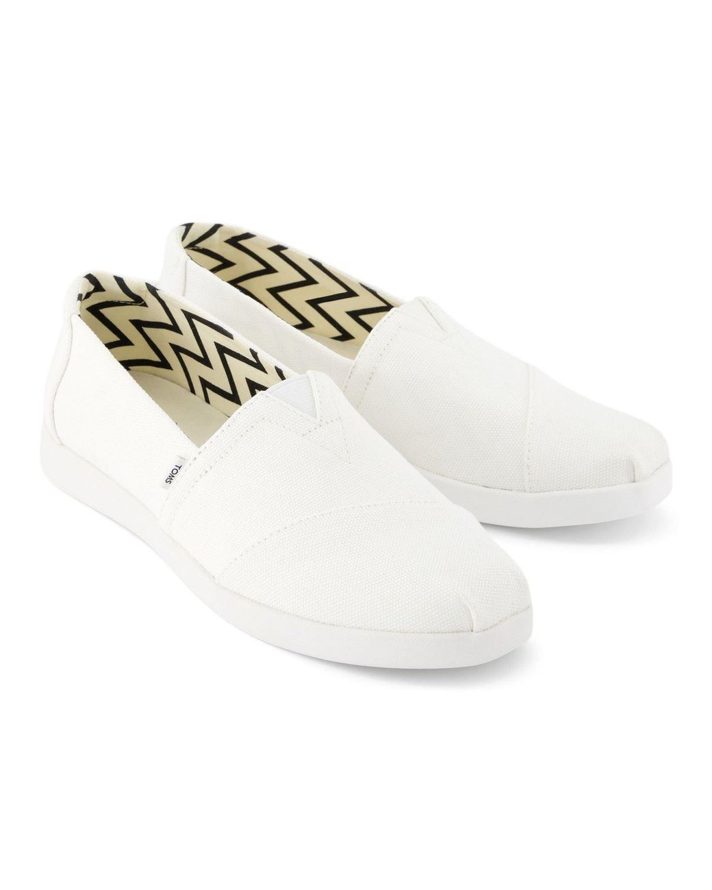 TOMS White Alpargata Plus 100% Cotton Espadrilles