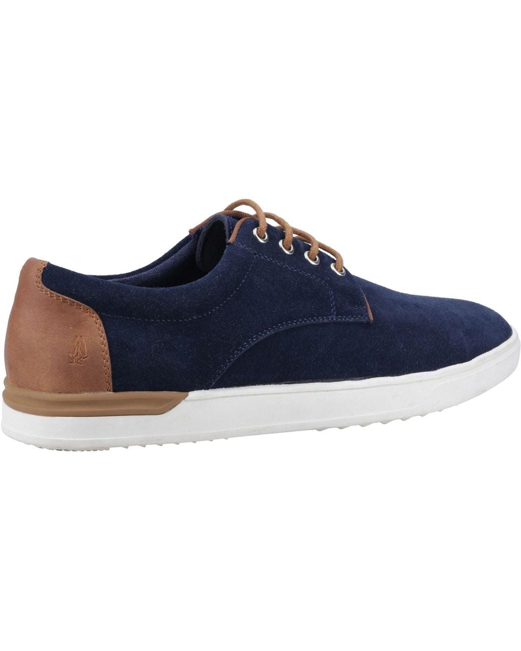 Hush Puppies Blue Joey Suede Lace-Up Shoes for men