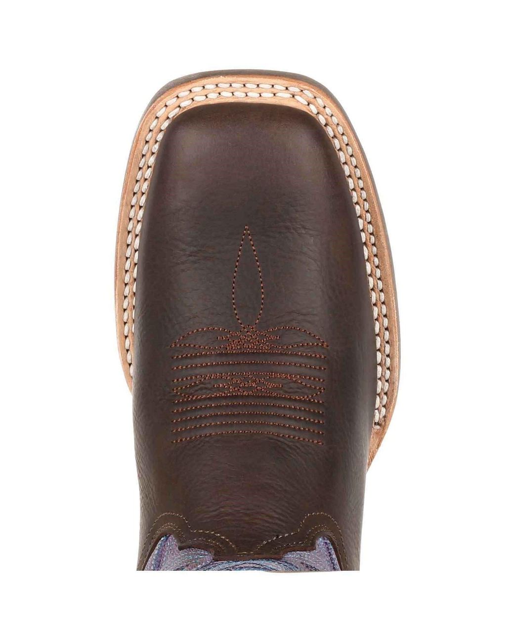 Durango Brown Lady Rebel Pro Leather Dark Earth/Amethyst Boots