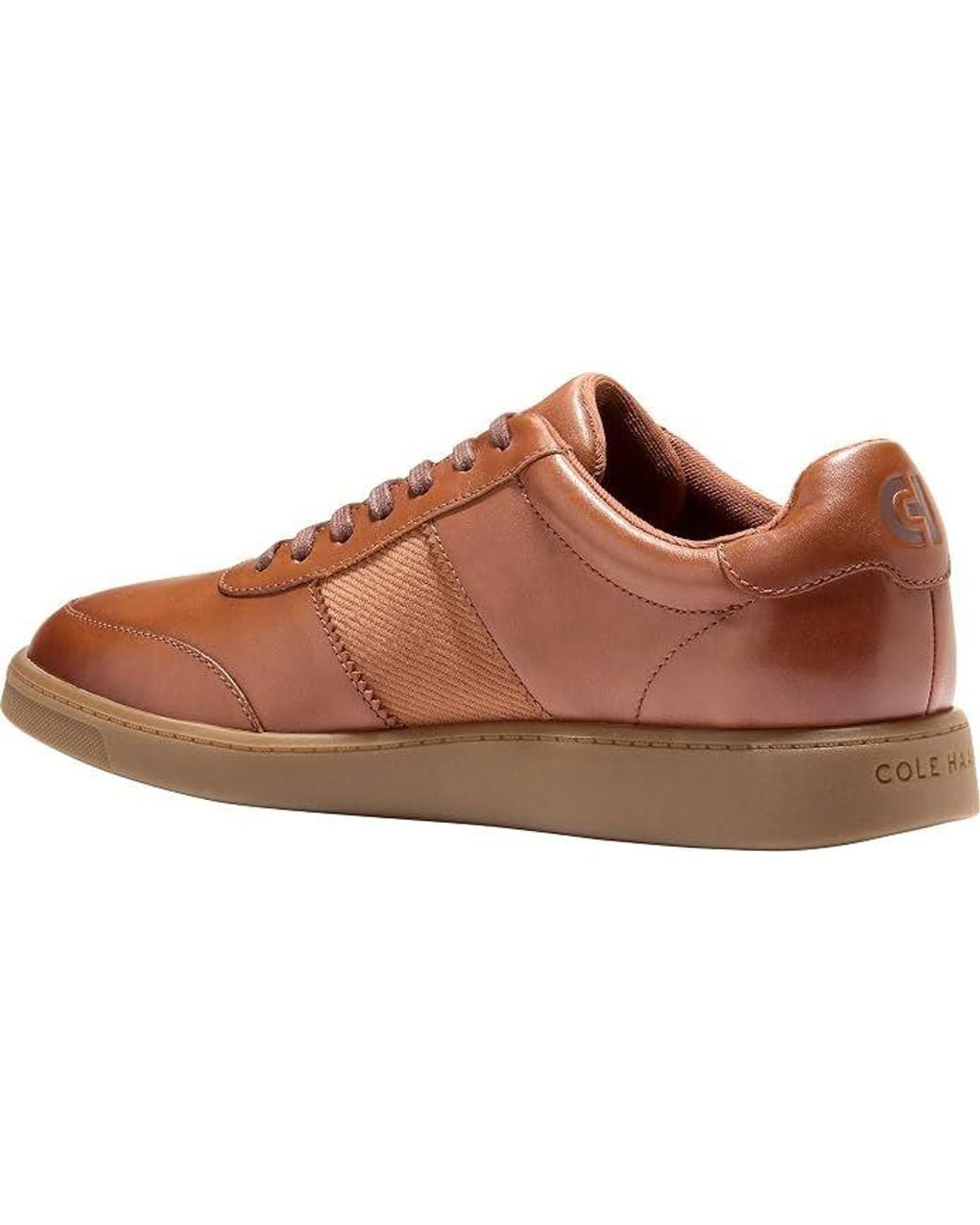 Cole Haan Brown Grand Crosscourt Gates Leather Tan Trainers for men