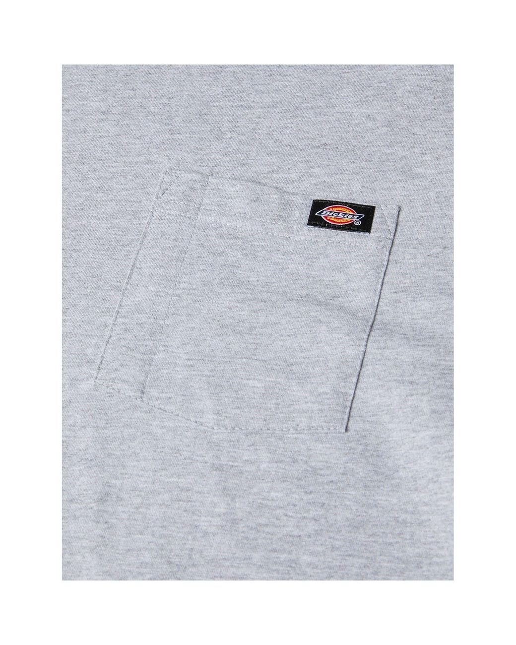 Dickies Blue Pocket Long Sleeve Cotton T-Shirt for men