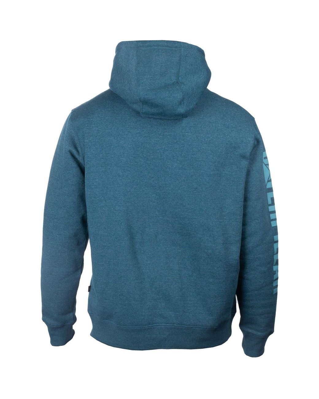Caterpillar Blue Trademark Banner Cotton Hoodie for men