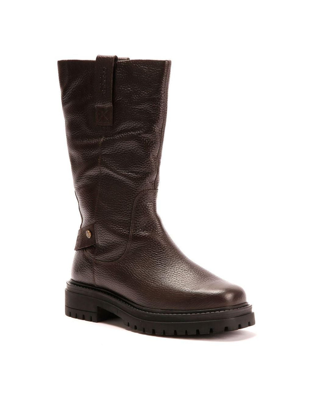 Osprey Blue The Gabarron Leather Chocolate Boots