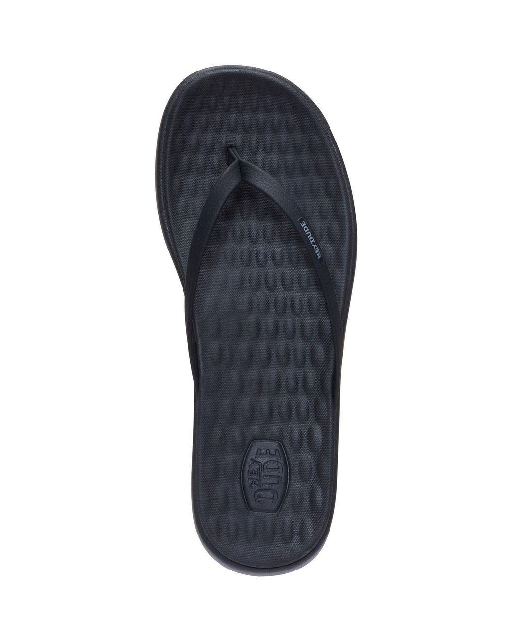 HeyDude Blue Maui Breeze Polyurethane Flip Flops