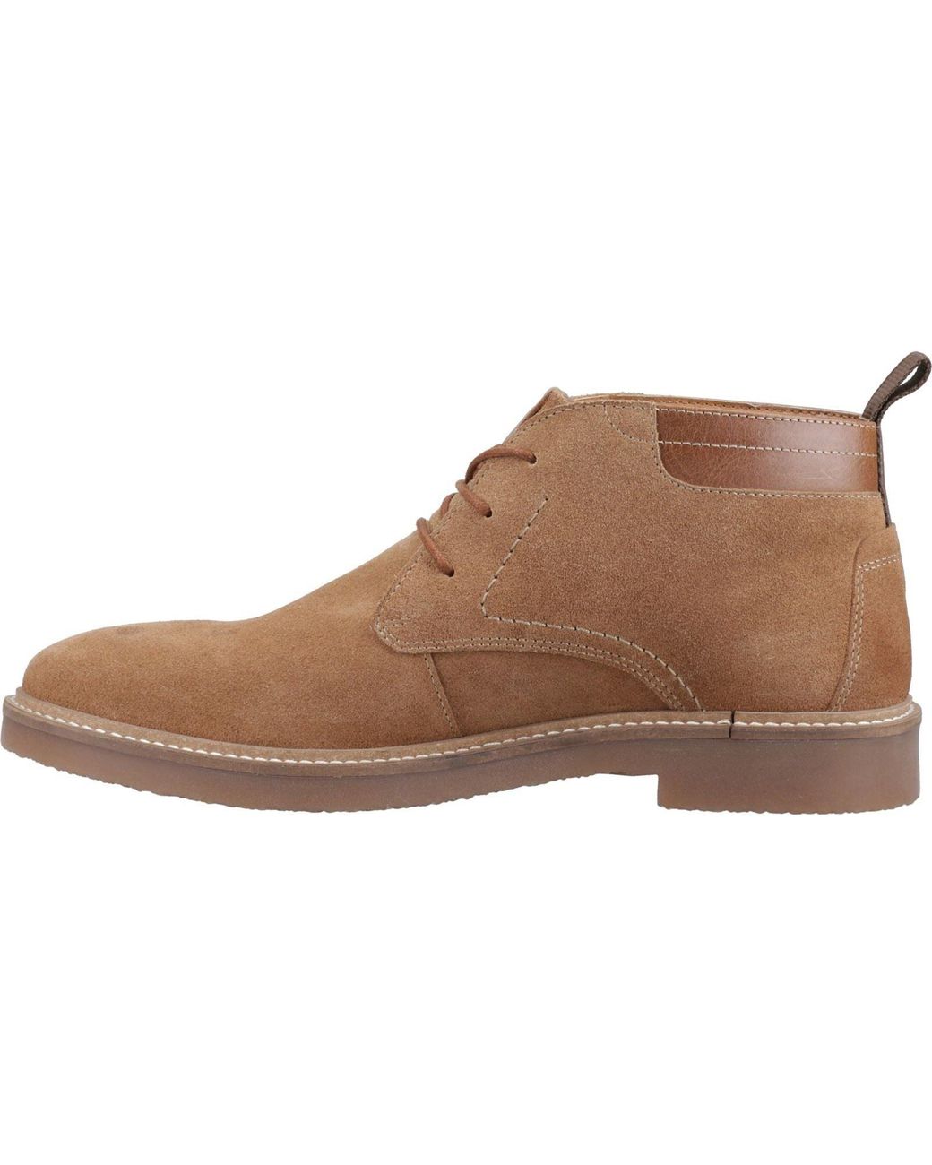 Hush Puppies Brown Gideon Suede Ankle Boots for men