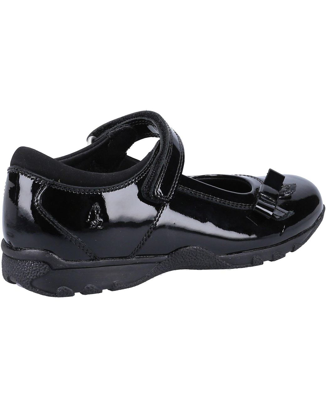 Hush Puppies Black Carrie School Shoe Snr Leather Girls's Shoes
