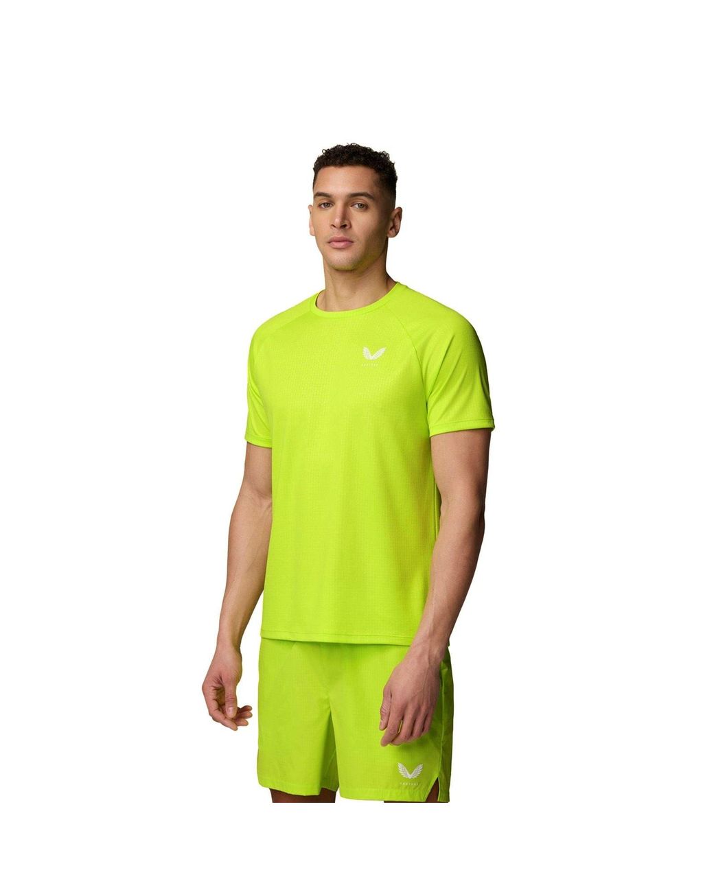 Castore Green Adapt T-Shirt Polyester Activewear T-Shirts for men