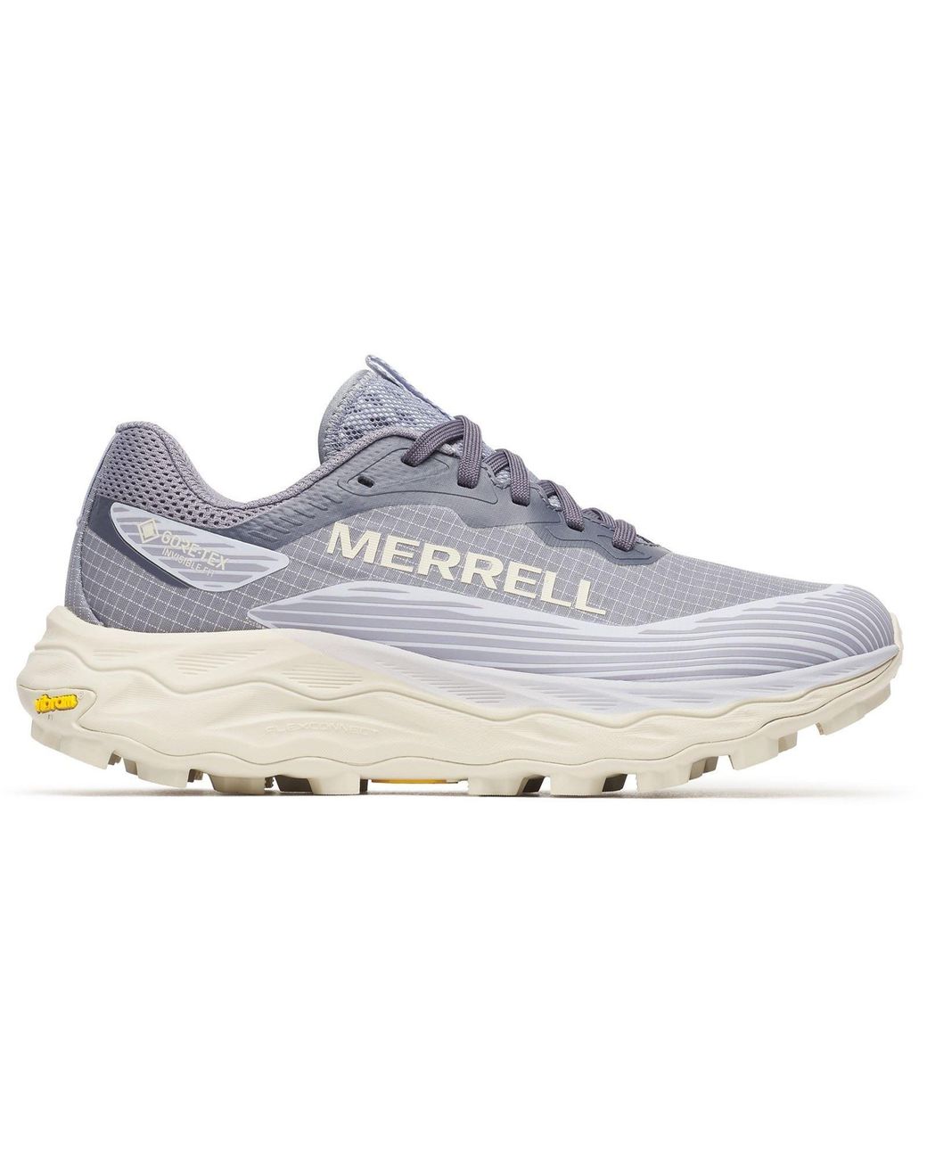 Merrell Blue Agility Peak 6 Gtx Runner Polyurethane Lost Lilac Trail Running Shoes