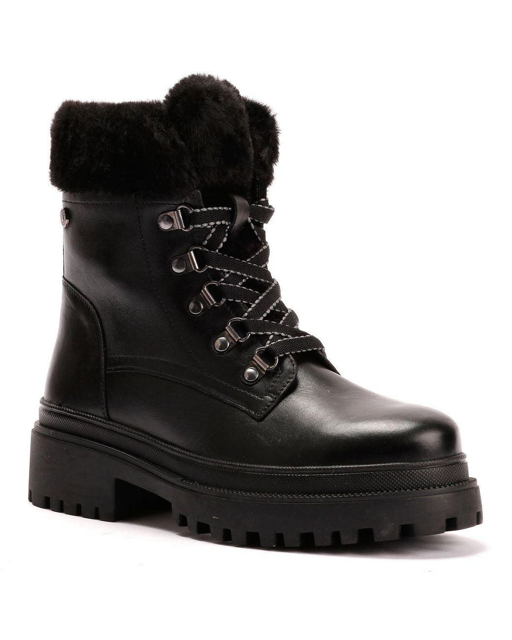 Osprey Black The Budapest Leather Boots