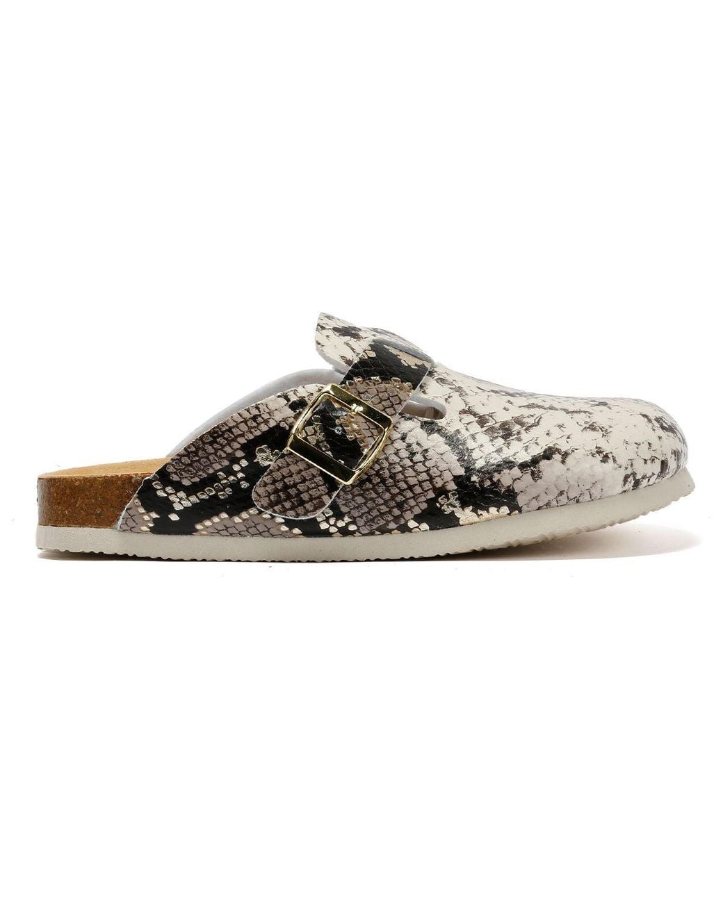 Original Penguin Metallic Poppy Snake Mules