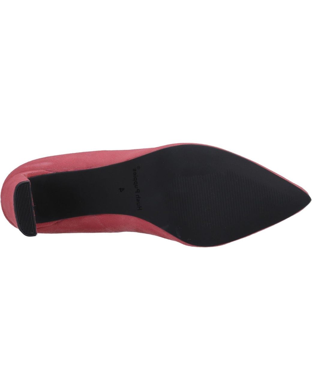 Hush Puppies Pink Olivia Suede Coral Heels
