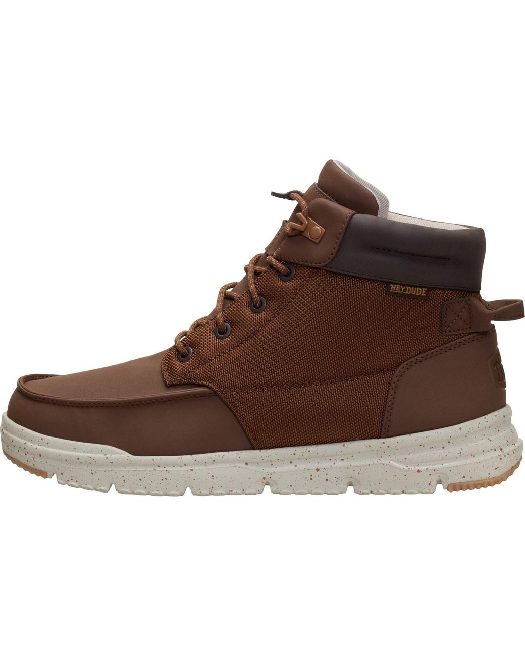 HeyDude Brown Bradley Ii Waterproof Polyurethane Downtown/Multi Ankle Boots for men