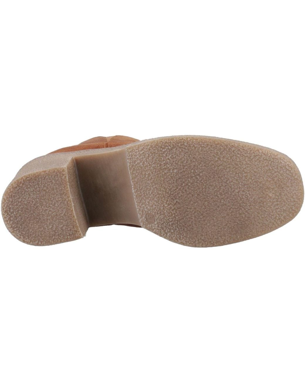Hush Puppies Brown Felicia Suede Heeled Chelsea Boots
