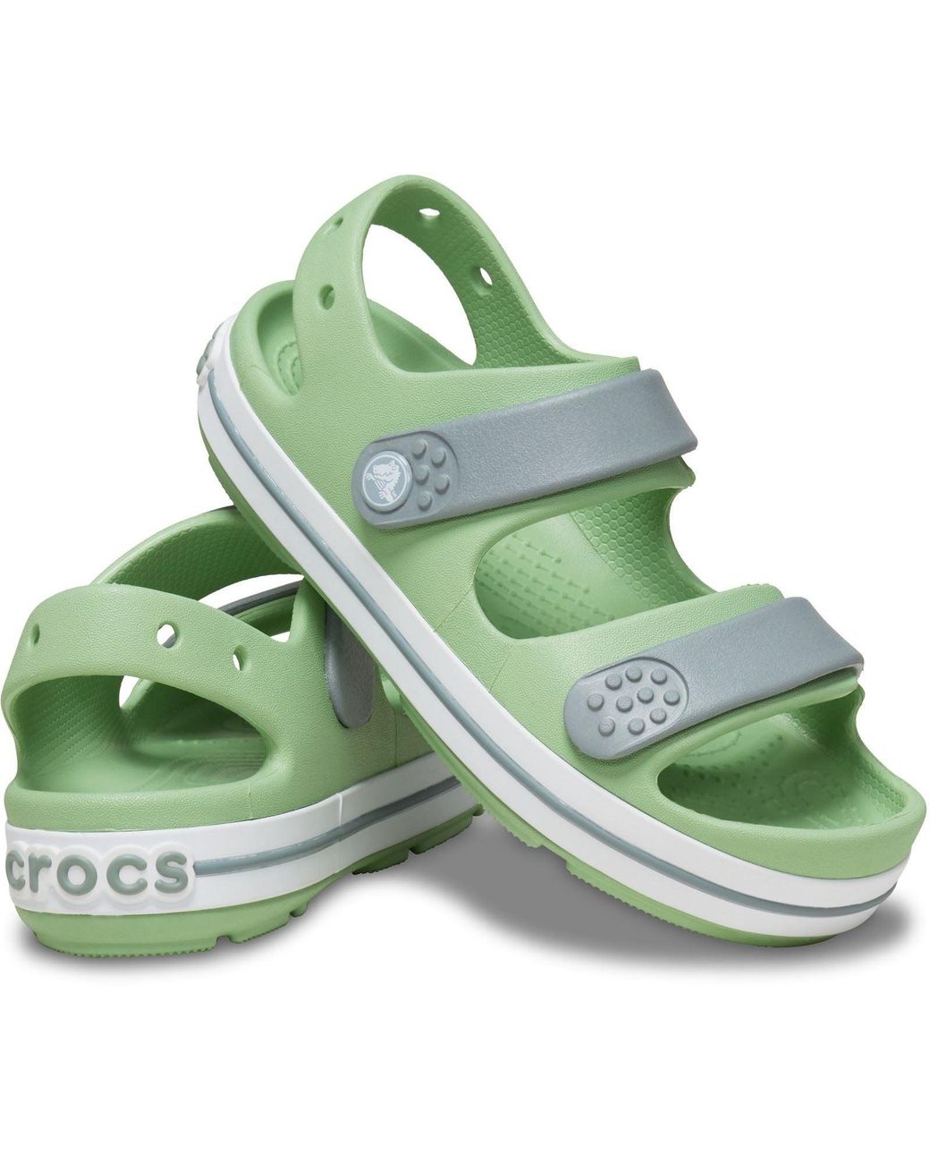 CROCSTM Green Toddler Crocband Play Synthetic Fair/Dusty Sandals