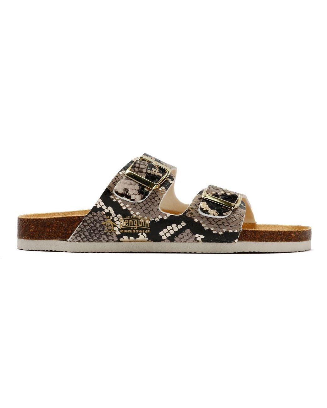 Original Penguin Metallic Port 2 Snake Sandals
